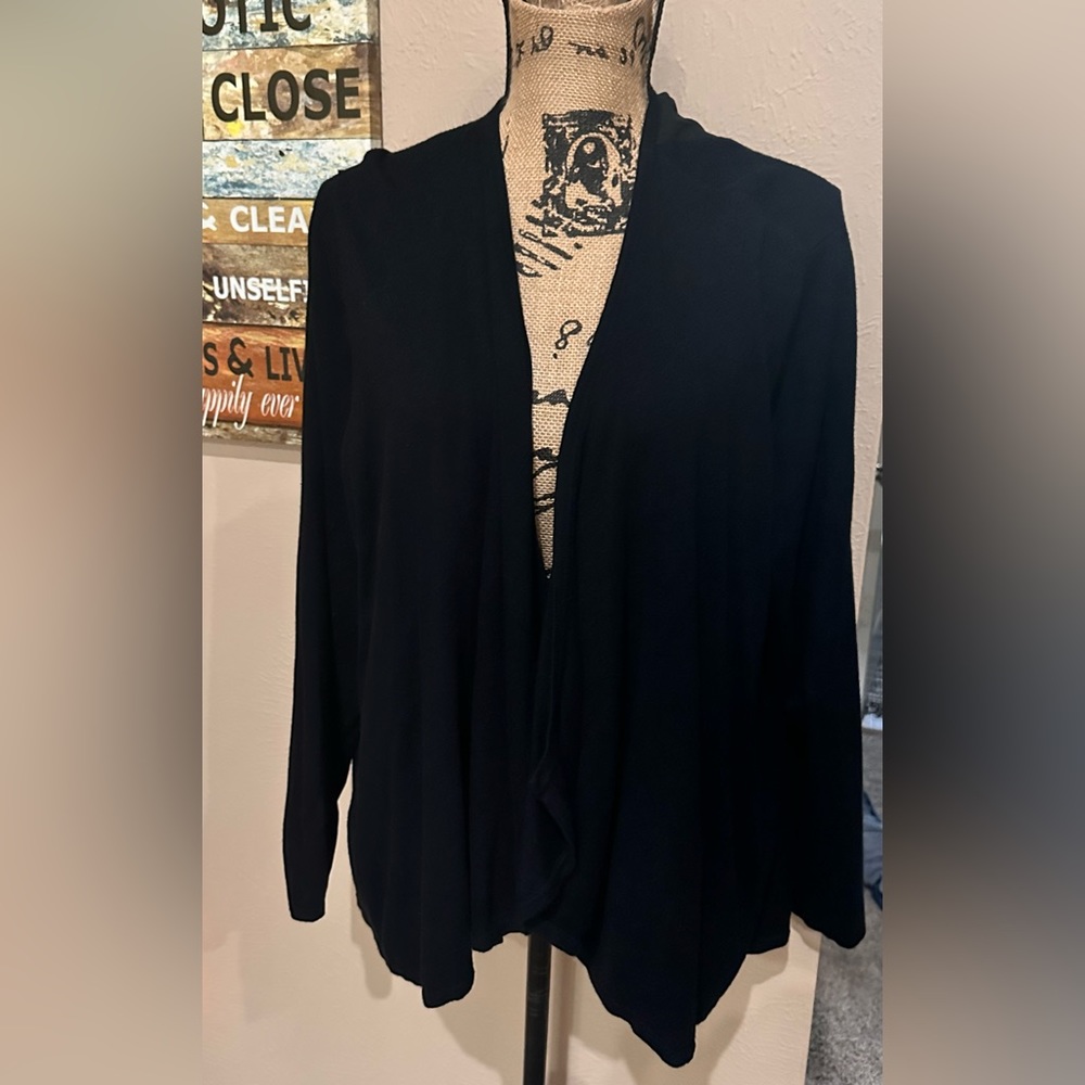 Black cardigan